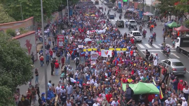 Venezuelans rally for Maduro release