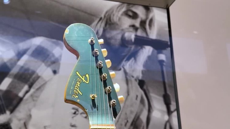 Christie’s displays iconic rock instruments