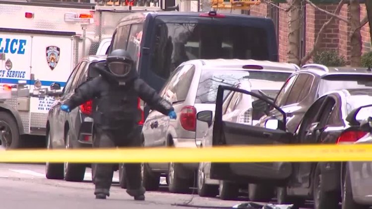 Explosive device found outside NYC home