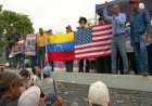 Venezuelans protest at U.S. embassy