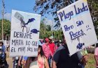 Protests erupt over Mexico oil spill