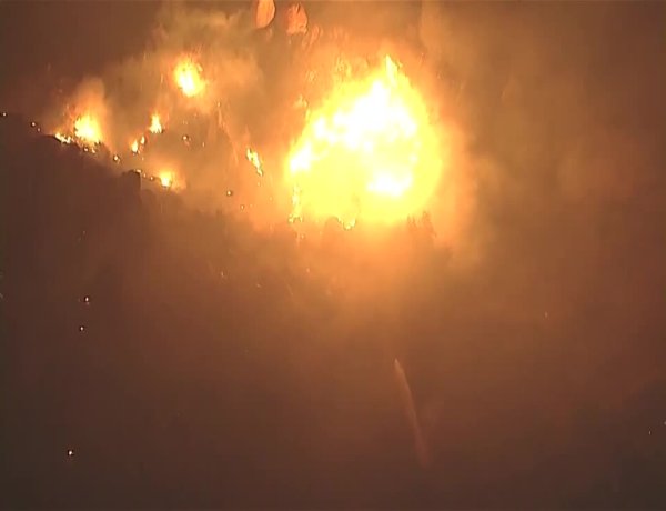 Wildfire forces evacuations in California