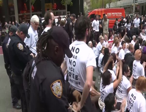 Arrests during New York protest