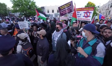 Clashes erupt outside Brooklyn synagogue