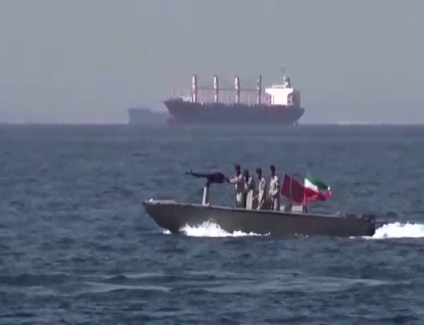 Iran fires warning shots near U.S. ships