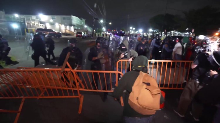 Newark protest crackdown sparks arrests