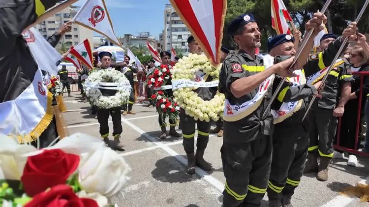 Lebanon mourns rescue workers